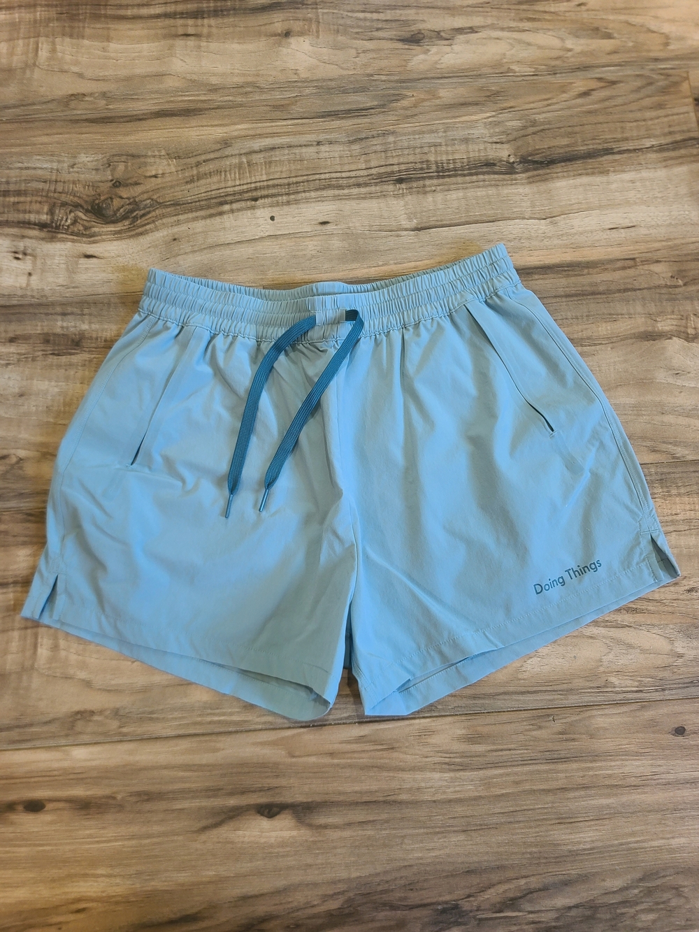*SOLD* Outdoor Voices Light Blue Doing Things  2.5" Shorts Size S Discontinued
